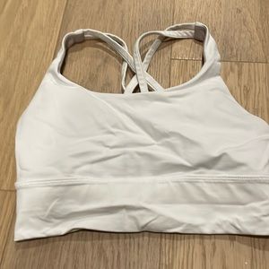 Aritzia size 4 white energy bras long